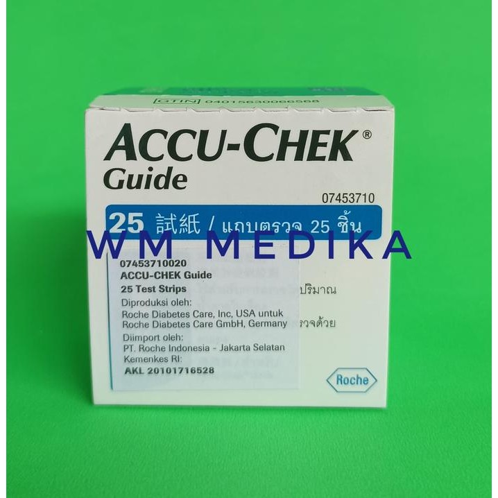 ACCU CHEK GUIDE @25 STRIP