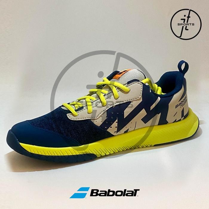 Sepatu Tenis Anak Babolat Pulsion Blue Junior Tennis Shoes