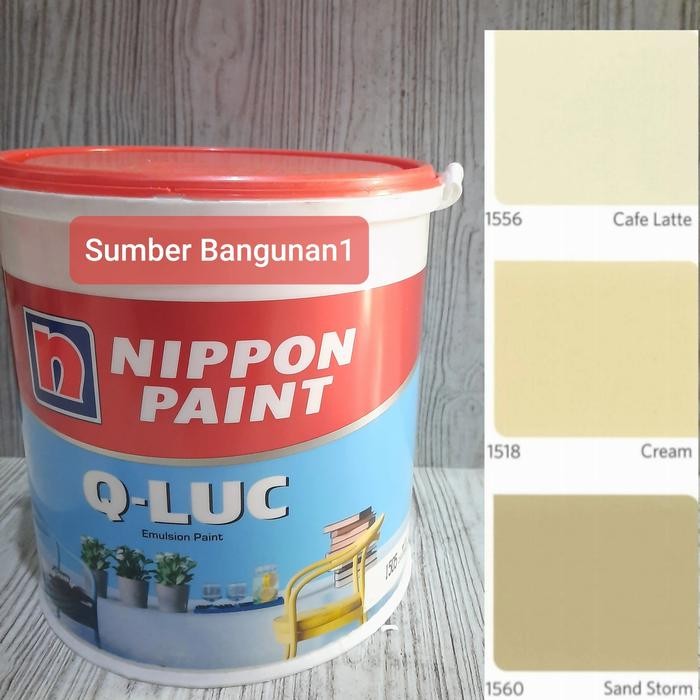 CAT TEMBOK QLUC 4.5KG DINDING RUMAH TRIPLEK INTERIOR NIPPON PAINT