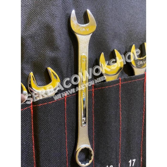 Terbaik Ats Pro Kunci Ring Pas Set 14 Pcs 8 - 24 Mm Chrome Plating Termurah