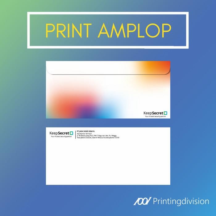 

Sample Print / Cetak Amplop Full Color Borderless