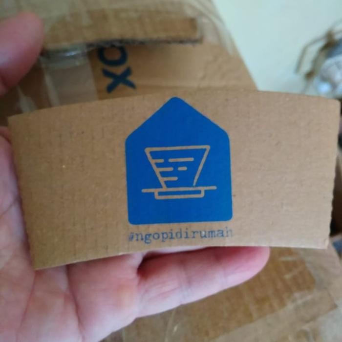 

sleeve paper / cup jacket 12oz + cetak logo