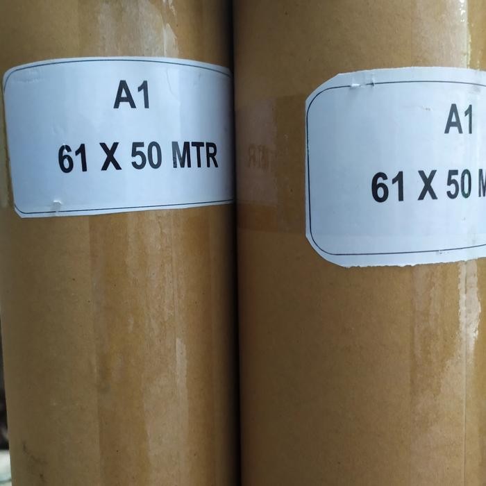 

PROMO Kertas Roll A1 Size 61 cm x 50m. 80 gram.