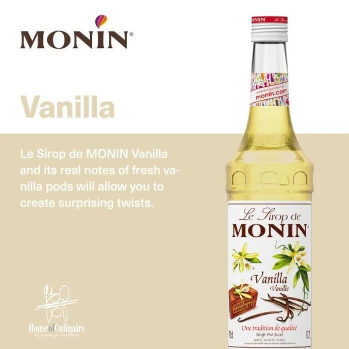 

SIRUP SYRUP MONIN VANILLA 700ML (READY STOCK)