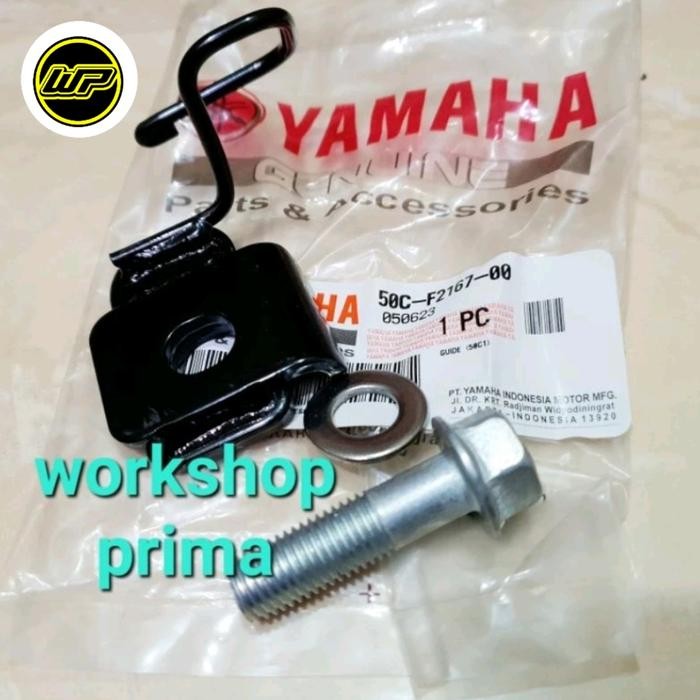 TERMURAH BESI BREKET 50C HOLDER PEGANGAN DUDUKAN TAHANAN SELANG REM CAKRAM BELAKANG JUPITER MX 135