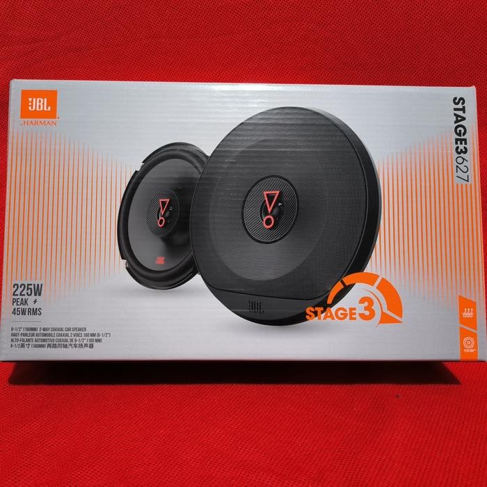 Speaker Coaxial JBL Stage3 627 6,5" inch 2-Way Stage 3 Pintu Mobil JBL
