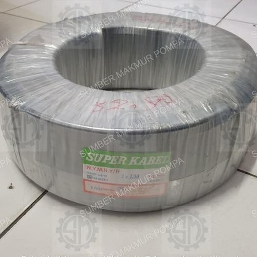 Kabel Serabut NYYHY 3x2,5 mm 100 meter Merk Super Kabel 3x2.5 Cable