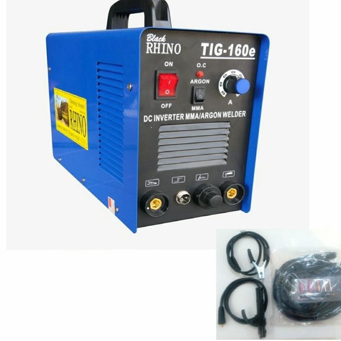 Mesin las tig Rhino travo las tig argon rhino 160e biru