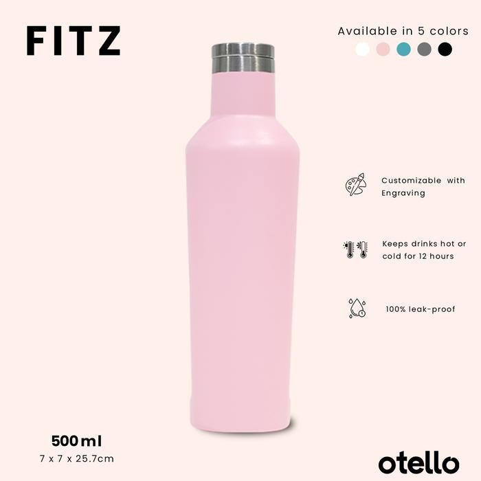 Otello Custom Tumbler Fitz Corkcicle Dupe Canteen Botol Minum Grafir