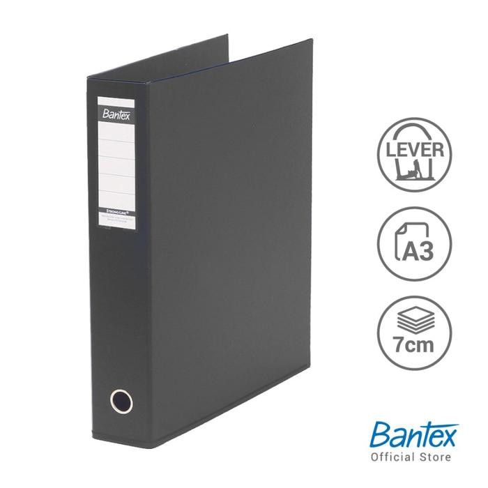 

PROMO! Bantex A3 Potrait 7cm Lever Arch File / Ordner Black #1467