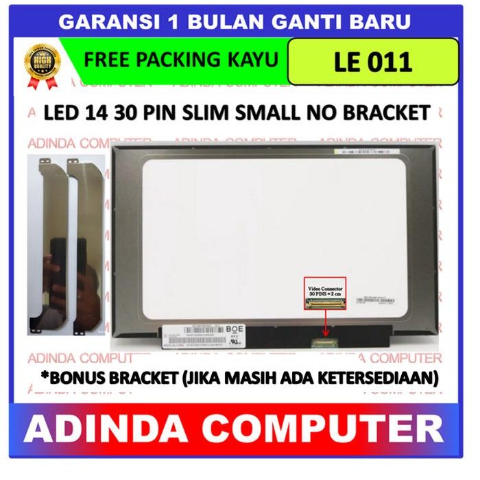 LED LCD LAYAR SCREEN LAPTOP ASUS A409FJ EK502T A409 A409F NO BRACKET