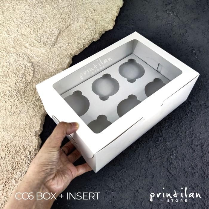 

Promo Cc6 - Box 17X25X8Cm Untuk 6 Cupcake Putih + Lubang /Dus Muffin Puding Tbk