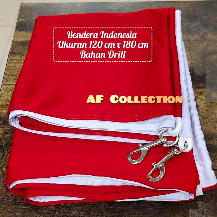 

Terlaris Bendera Indonesia Merah Putih Bahan Drill Ukuran 120 cm x 180 Cm SALE