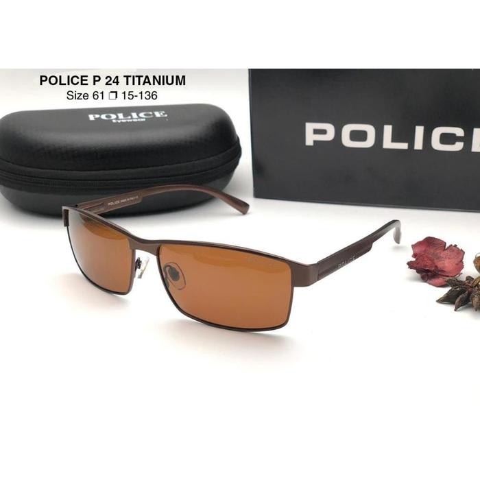 XP KACAMATA POLICE 24 I FASHION AKSESORIS LENSA KACA ANTISILAU ANTIRADIASI PLUS MINUS POLARIZED