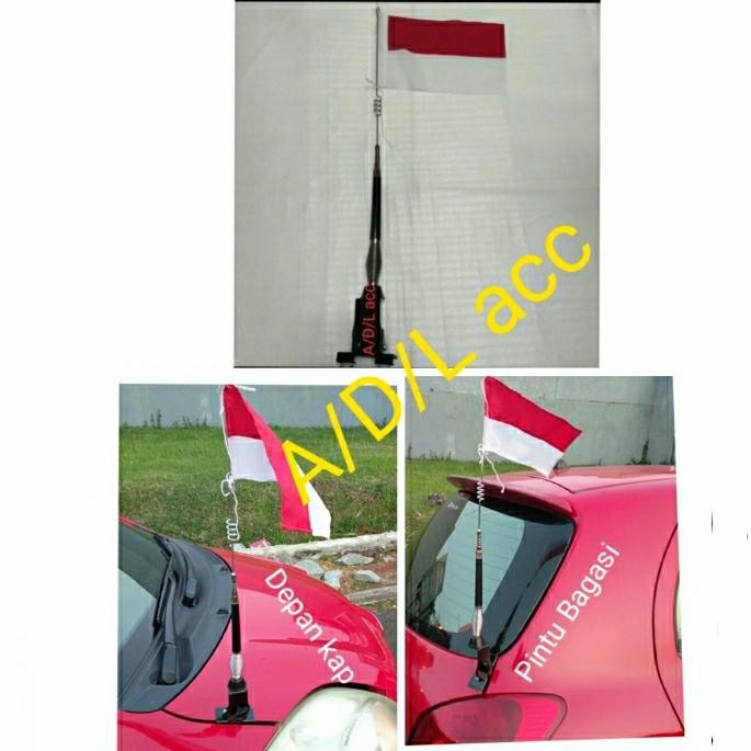 

Terlaris antena tiang bendera mobil jepit universal crom import+bendera SALE