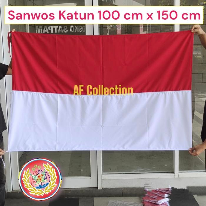 

Terlaris Bendera Merah Putih Bahan Sanwos Katun 100 cm x 150 cm SALE