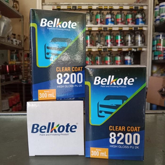 BELKOTE PU 2K CLEAR COAT 8200 GLOSS- 300 ML /BELKOTE 8200 GLOSS PERNIS