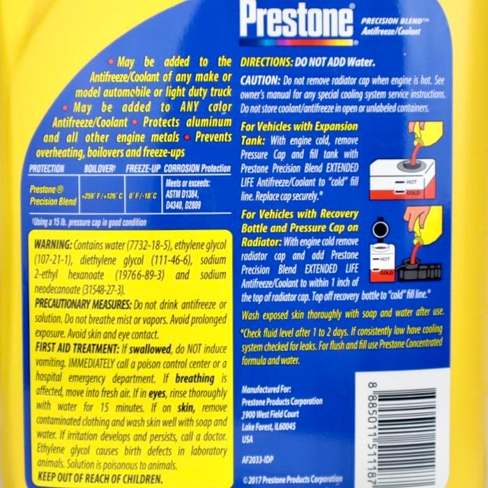 PRESTONE RADIATOR COOLANT MERAH 4L - AIR RADIATOR PRESTONE MERAH 4L