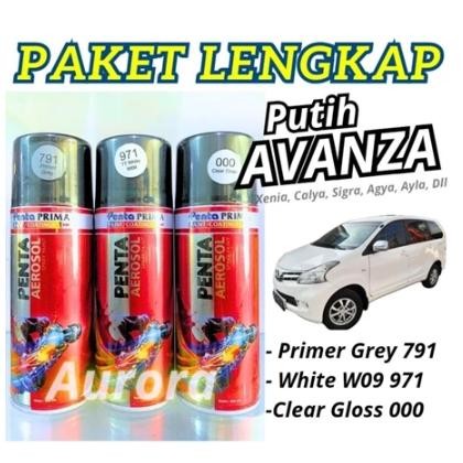 PAKET PILOX PENTA CAT PUTIH AVANZA XENIA CALYA SIGRA AGYA AYLA EPOXI