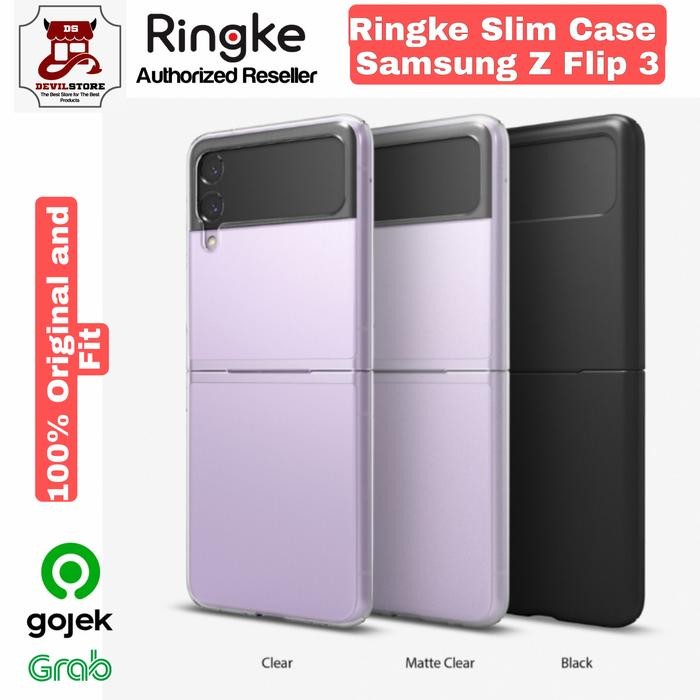 Casing Samsung Galaxy Z Flip 3 Ringke Slim Hard Case Samsung Z Flip 3