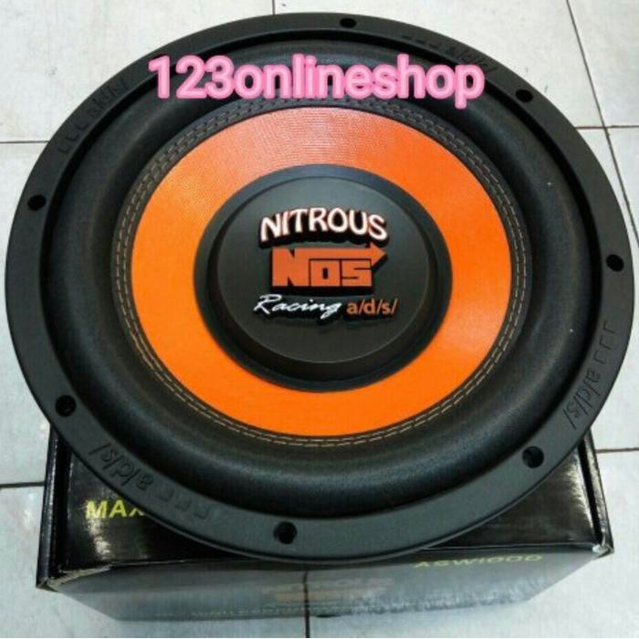 Terbaru Subwoofer Ads Nos 10 Inch Double Coil Original Original