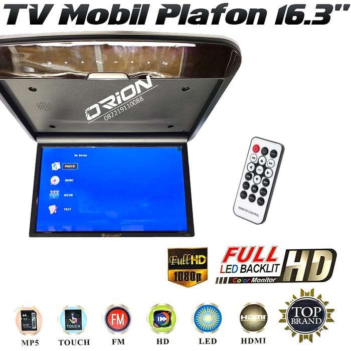 Terbaru Tv Mobil Tv Plafon Tv Roof 16 Inch Acoustic Best Quality