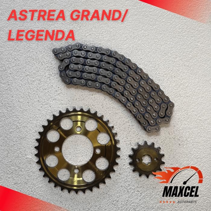 GEAR GIR SET PAKET ASTREA GRAND LEGENDA ASTREA PRIMA 14T 35T 428H 100L Motorcycle