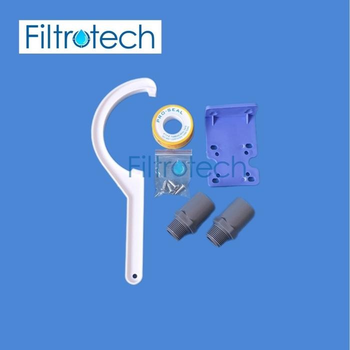 Paket Housing Filter + Filter Air Sumur 4in1 10 inch 1 Tahap
