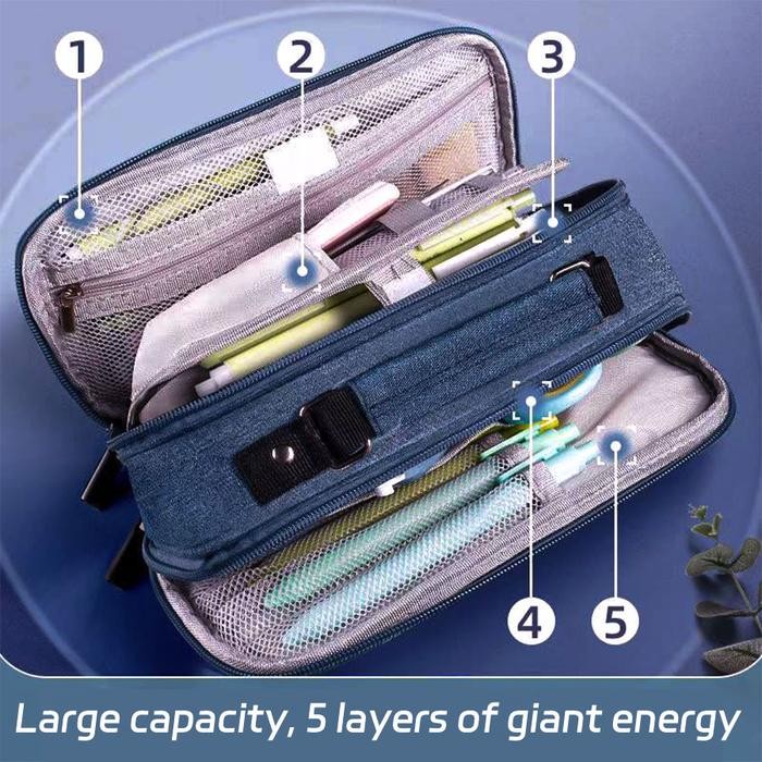 

Tempat Pensil Korea Multi Sekat Ukuran Besar Yri