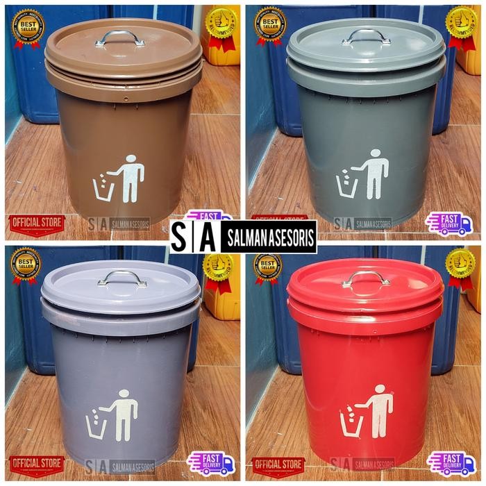Ember Plastik 20 Liter Tempat Sampah -Gratisongkir