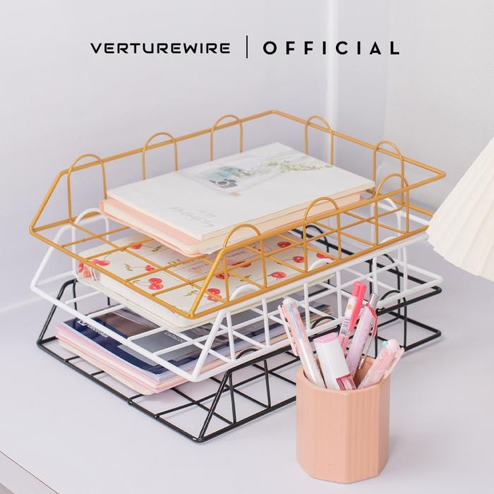 

NEW! RAK KERTAS MINIMALIS / RAK DOKUMEN / DOCUMENT TRAY STACKABLE