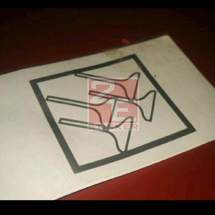 Stiker TWIN CAM 16 VALVE kaca