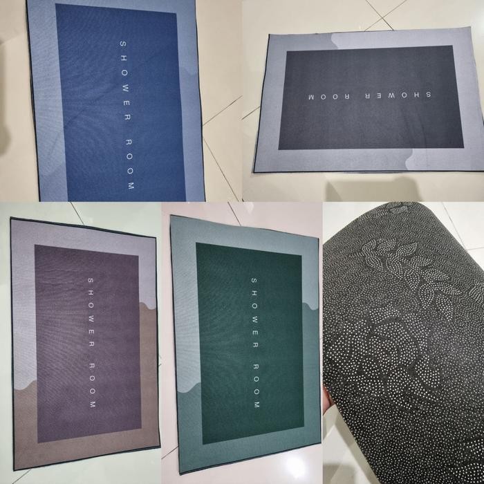 keset serap air anti slip / keset anti slip / keset serap 58x38cm masih ready