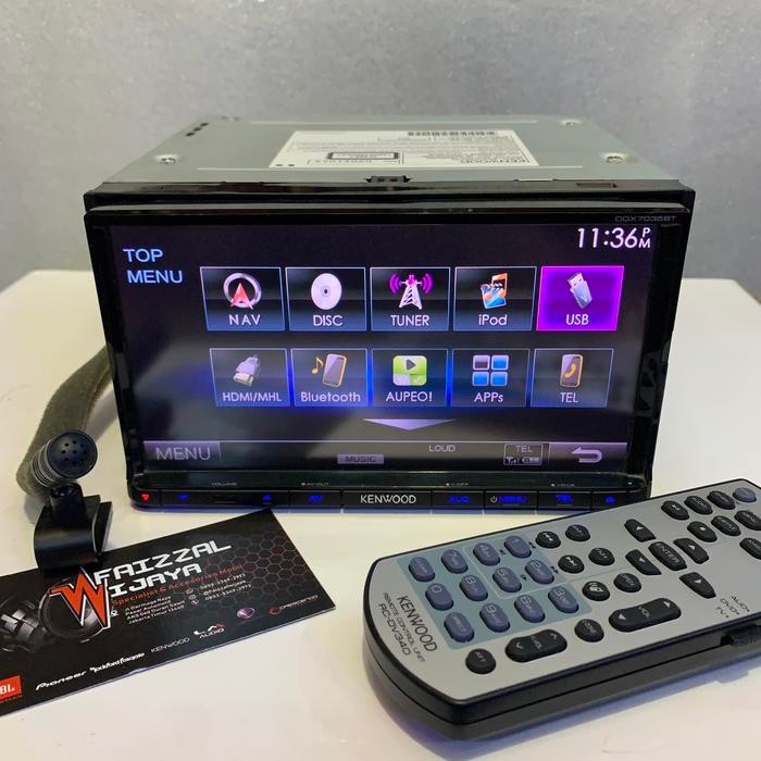 New Head Unit Kenwood Ddx-7035Bt 7 Inch ( Honda Hr-V ) Original