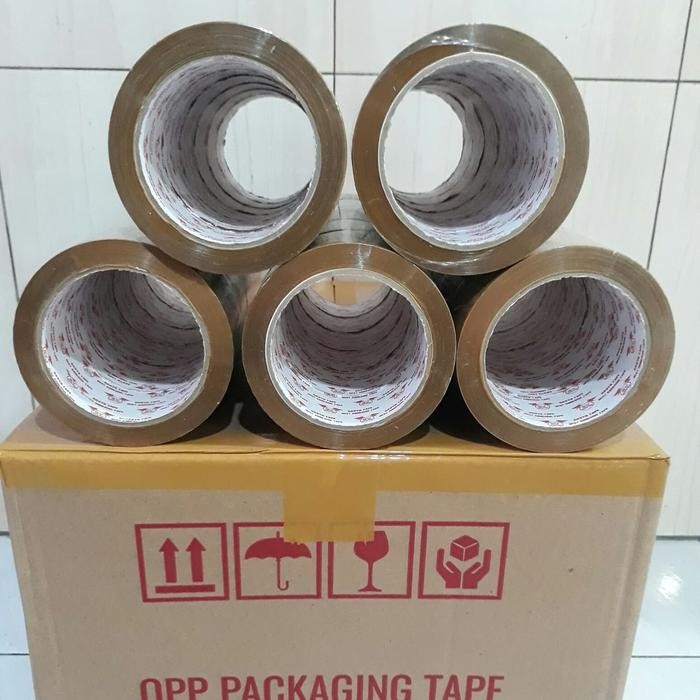 

(GOJEK GRAB) Lakban Kualitas Daimaru Coklat Murah 48mmx90y Tebal Tape