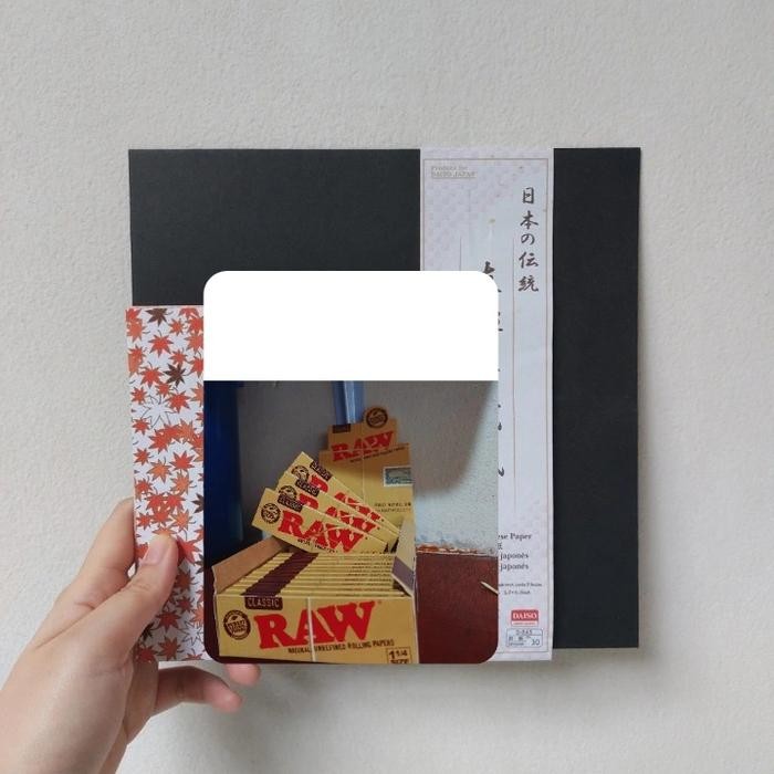 

BEST SELLER Kertash RAW binder 1 1/4 coklat dan hitam 12 pcs