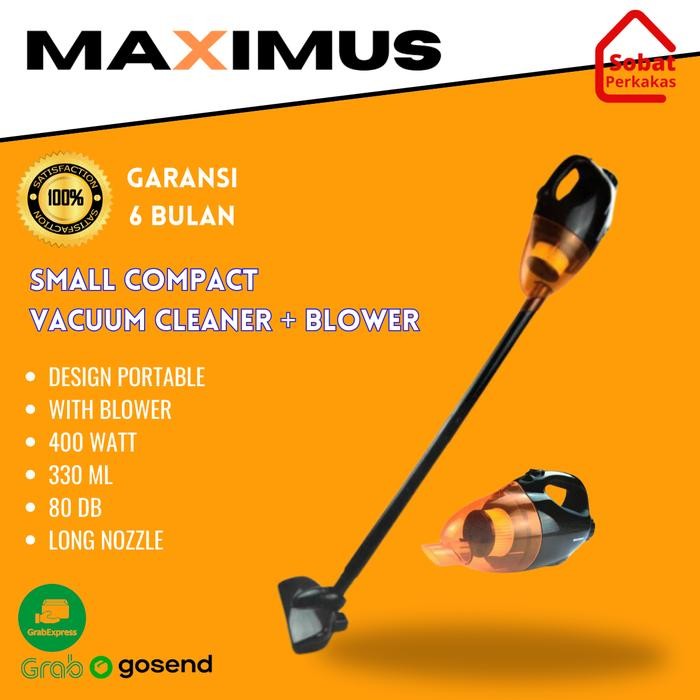 Vacuum Cleaner Maximus Dengan Blower Vacum Portable Mini Small Compact Terbatas