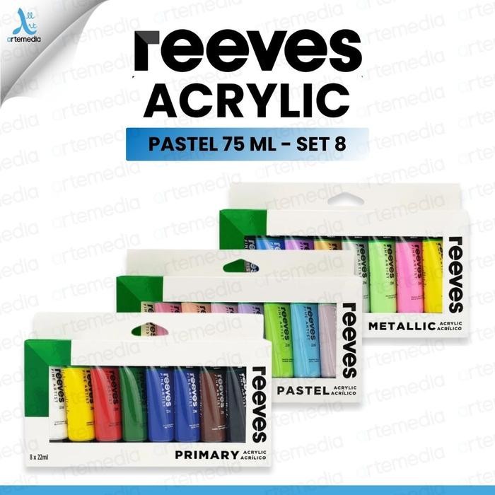 

Cat Akrilik Reeves Fine Artists Acrylic Paint Color Set 22ml