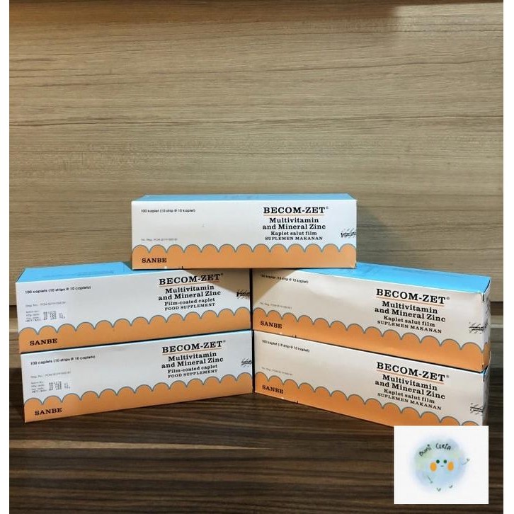 

Becom Zet Box Multivitamin 100 Tablet