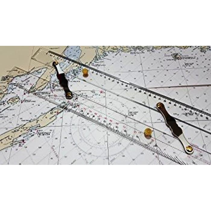 

Mistar Jajar Peta 450mm Navigation Parallel Ruler best seller