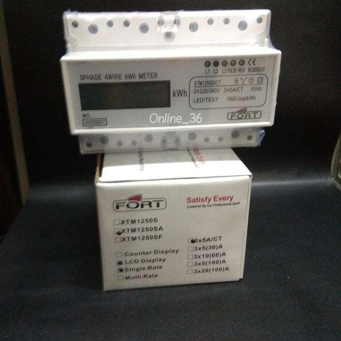 Menarik Kwh Meter Digital/Kwh Digital Xtm1250Sact Fort