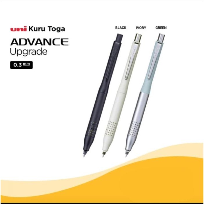 

UNI KURUTOGA ADVANCE 0,3 mm Pensil Model Mechanical best seller