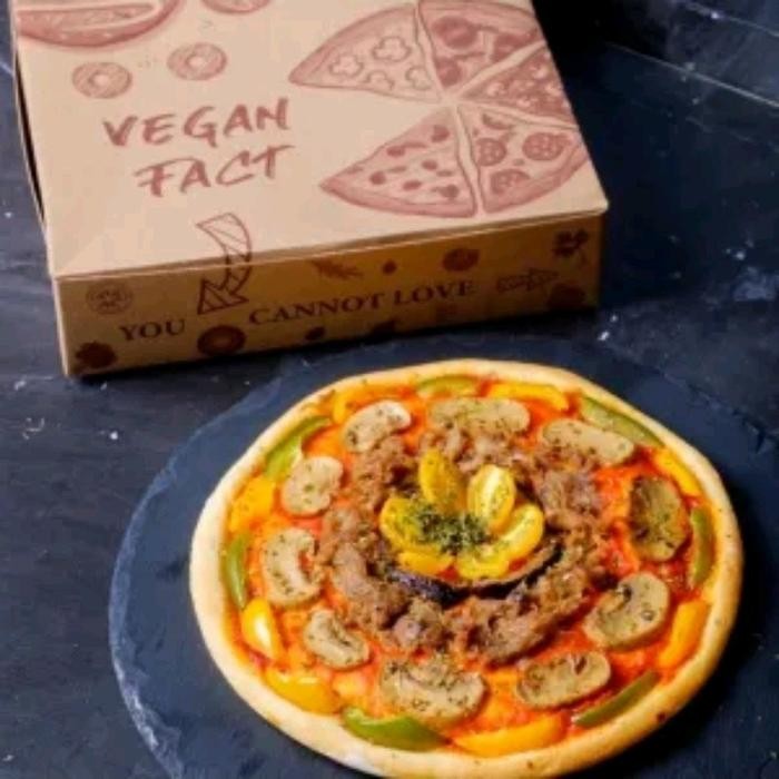 

Vegan / Vegetarian Pizza - Rendang / Kari / Smoke Sauce / YinYang