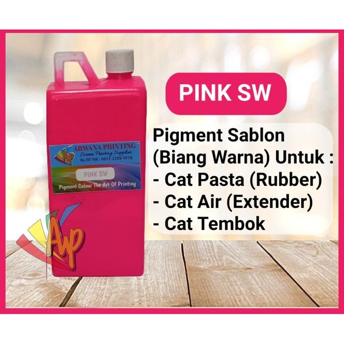 

Biang Warna Sablon Pink Pigment Fluorescent Pink SW 1kg