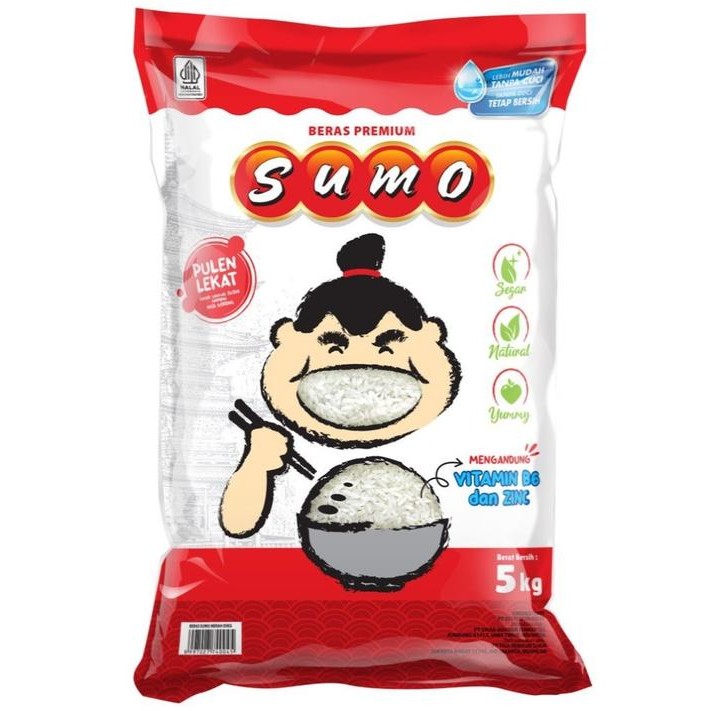 

BERAS SUMO MERAH 5 KG 5KG - BERAS SUMO KEMASAN MERAH 5KG 5KG