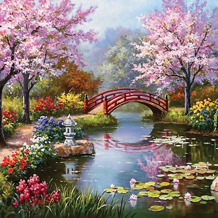 

paint by number Kit Oil Painting DIY Jiannan Spring