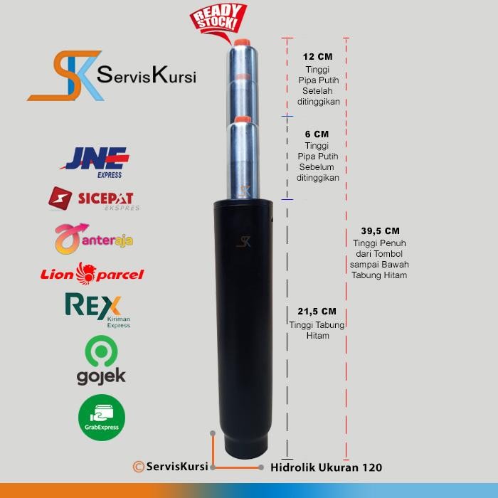 Hidrolik Kursi Kantor uk 120 Gaslift Psc