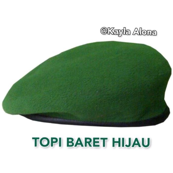 (Expert) TOPI BARET HIJAU BARET HIJAU LUMUT
