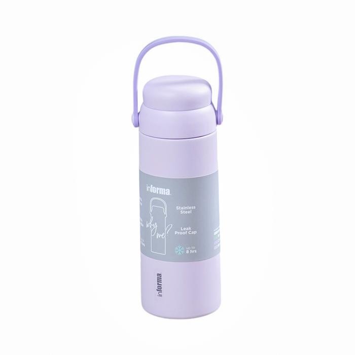 Informa Appetite 500 ml Beverly Botol Minum Vacuum - Ungu tumbler termos minuman tempat air minum