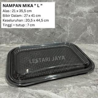 (10 PCS) Nampan Plastik Besar / Nampan Mika Besar L